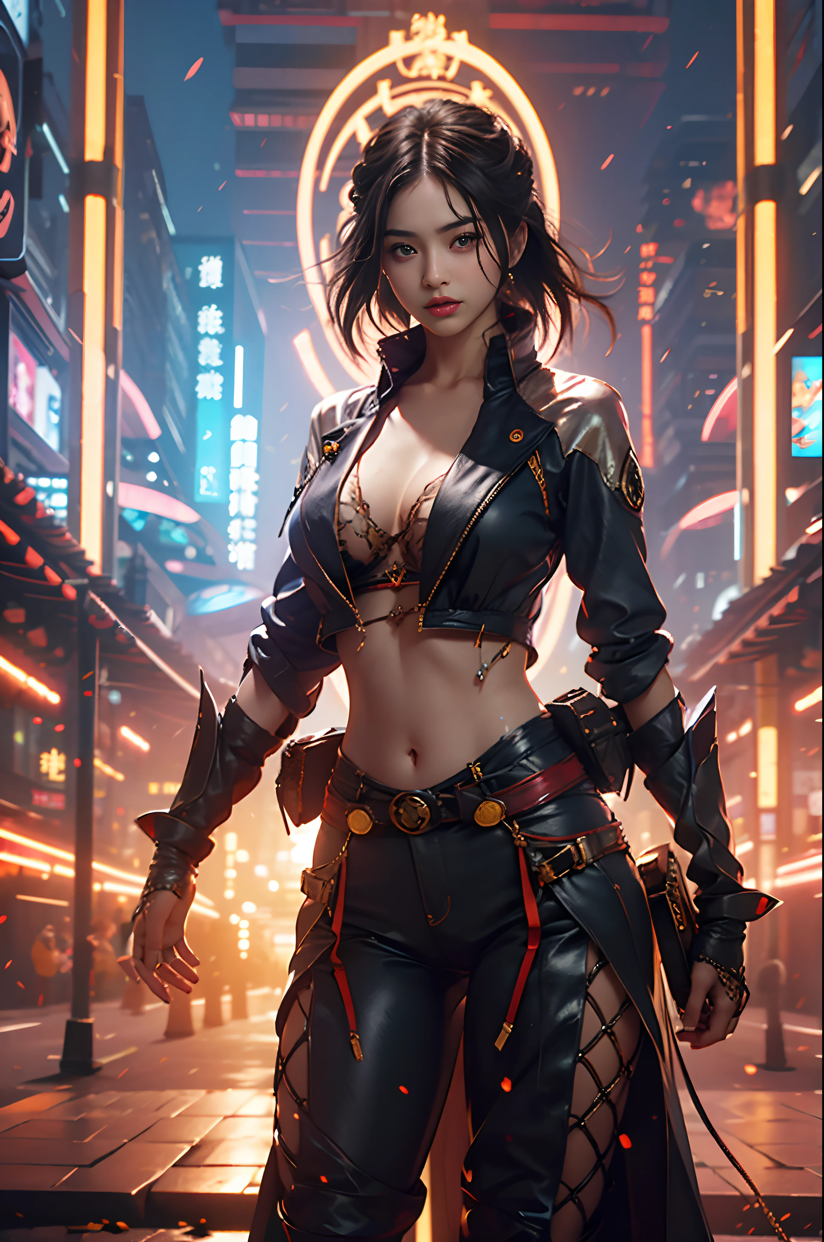8k, top-quality, (pubic hair beauty)、hight resolution, realisticlying, realperson, Sexy Kamen Rider、Colossal tits、Chest valley、beauty legs、Kubire emphasis on the lower back、Navel Ejection
