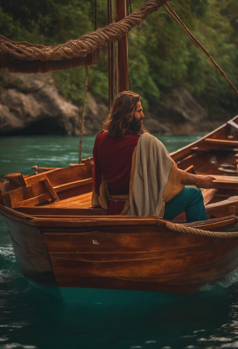 JESUS EM UM BARCO