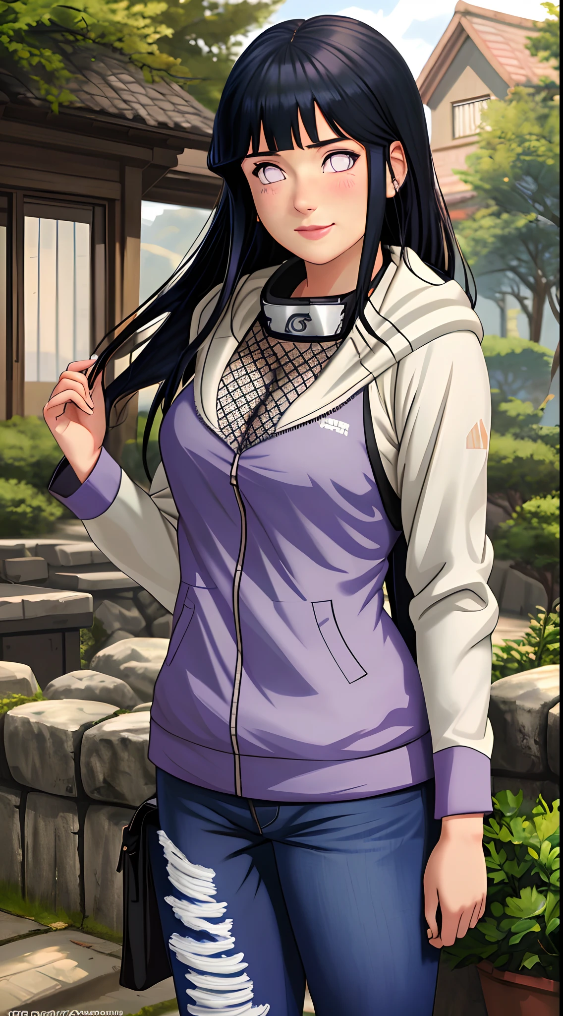 Asura style, (hero neisan style:0.7), score_9, score_8_up, score_7_up, score_6_up, uncensored, Edora, yellow eyes, purple hair, long hair, horn, BREAK (detailed eyes:1.5), (perfect hands, perfect anatomy), Anime Style, Manga Style, Hand drawn, cinematic, Sharp focus, humorous illustration, big depth of field, Masterpiece, concept art, trending on artstation, Vivid colors, Simplified style, trending on ArtStation, trending on CGSociety, Intricate, Vibrant colors, Soft Shading, Simplistic Features, Sharp Angles, Playful, excessive sweating, sweating profusely, sweating drop BREAK, huge breasts, shoes, dolphin shorts, sneakers, purple shorts, short shorts, coat, open coat, midriff peek, thighs, turtleneck, long coat, white coat, sweater, long sleeves, white sweater, nature, forest, bamboo forest, bokeh, spotlight, seductive smile, blush, lips, seductive smile, standing, arm under breasts, fellatio gesture,