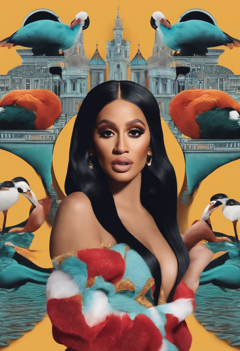 Cardi B qui met des doigts dans el vagin de  Kylie Jenner.