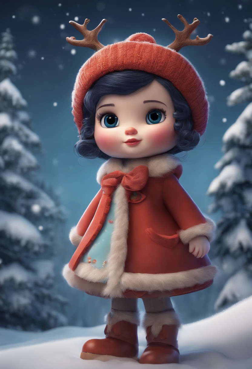 boneco de neve cartoon cute