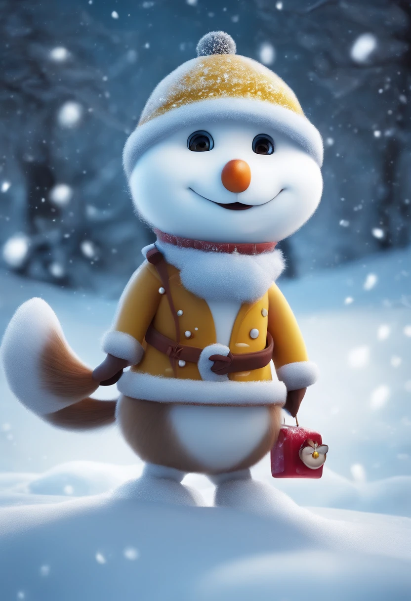 boneco de neve cartoon cute