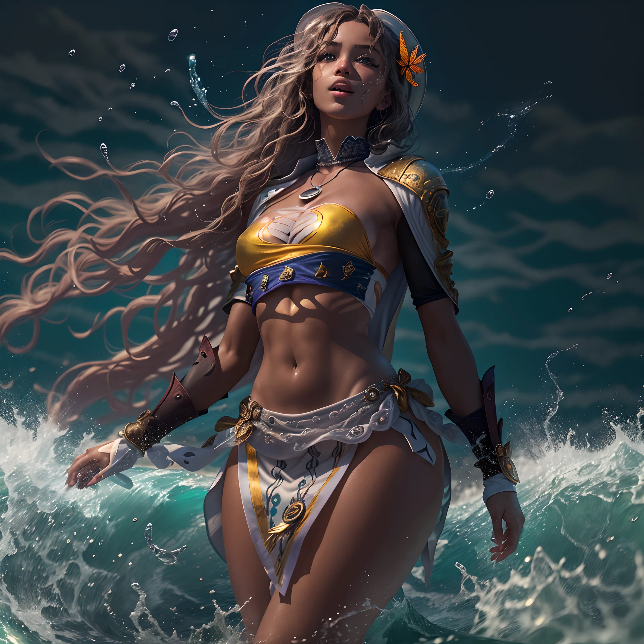 "water wave, no skin, no hand, no finger, no fingers"