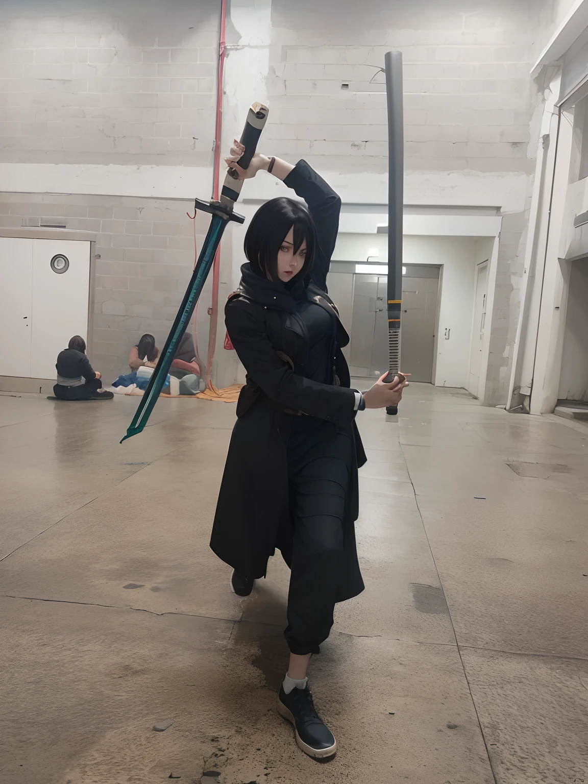 ((4k,master part,best quality)) Mikasa Ackerman