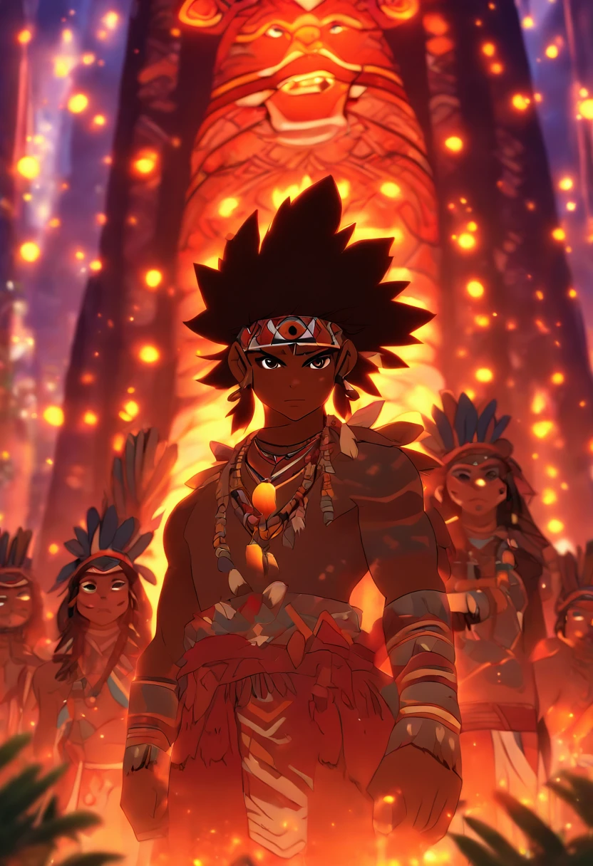 (((Aboriginal))) best quality, ultra-high resolution, 4K detailed CG, master piece, Aboriginal city, Aboriginal temple, Kangaroo Totem, Aboriginal mythology,Australia,((Aboriginal City)), Hindu image, aesthetic, centered on screen