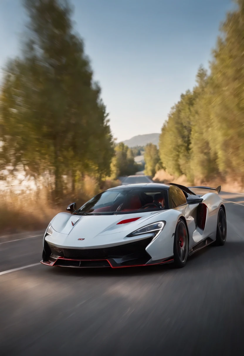 (dramatic,UHD,super sport car,highway,top speed)
(photo-realistic:1.37),(best quality,4k,8k,highres,masterpiece:1.2),(ultra-detailed,extremely detailed),(realistic,HDR),vivid colors,sharp focus,physically-based rendering,bokeh,portraits
Explanation:
- The main subject of the image is a super sport car.
- The car is depicted in a dramatic manner, emphasizing its speed and power.
- The image is of high quality, with photo-realistic details and a resolution of 4k or higher.
- The car is shown driving on a highway, capturing the feeling of speed and motion.
- The car is depicted at its top speed, showcasing its performance capabilities.
- The image is in vivid colors, with realistic lighting effects.
- The focus of the image is sharp, highlighting the car's details.
- The rendering is physically-based, creating a realistic and believable image.
- The image has bokeh, with a blurred background, creating depth and visual interest.
- The style of the image is portraits, focusing on the car as the main subject.