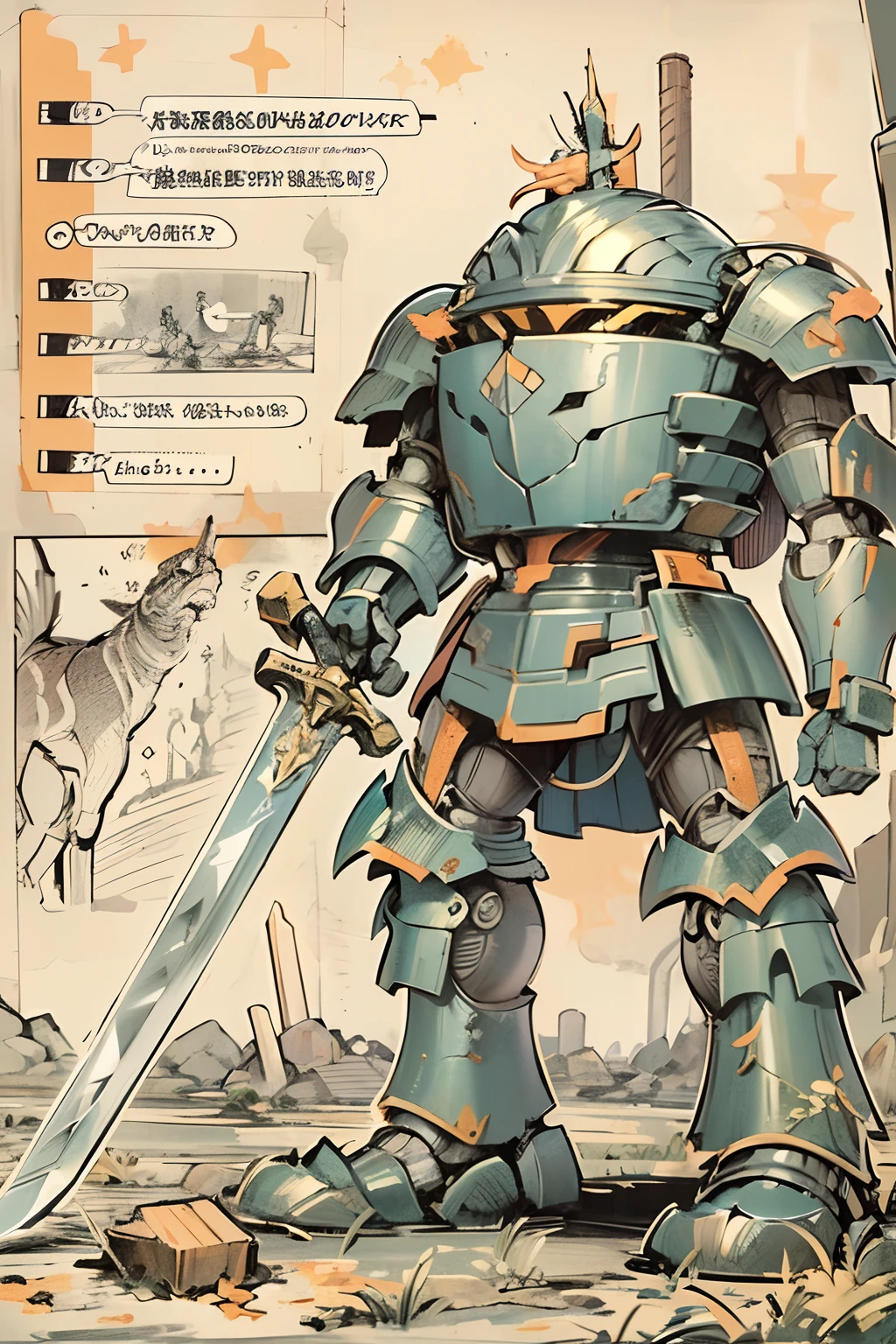 1boy, Goblin Slayer, Helmet, Dick, naked, naked torso, inflated torso, in underpants,