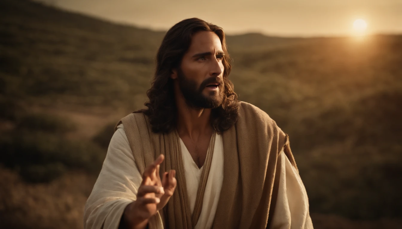 Jesus Cristo falando aos mestres da lei e aos antigos