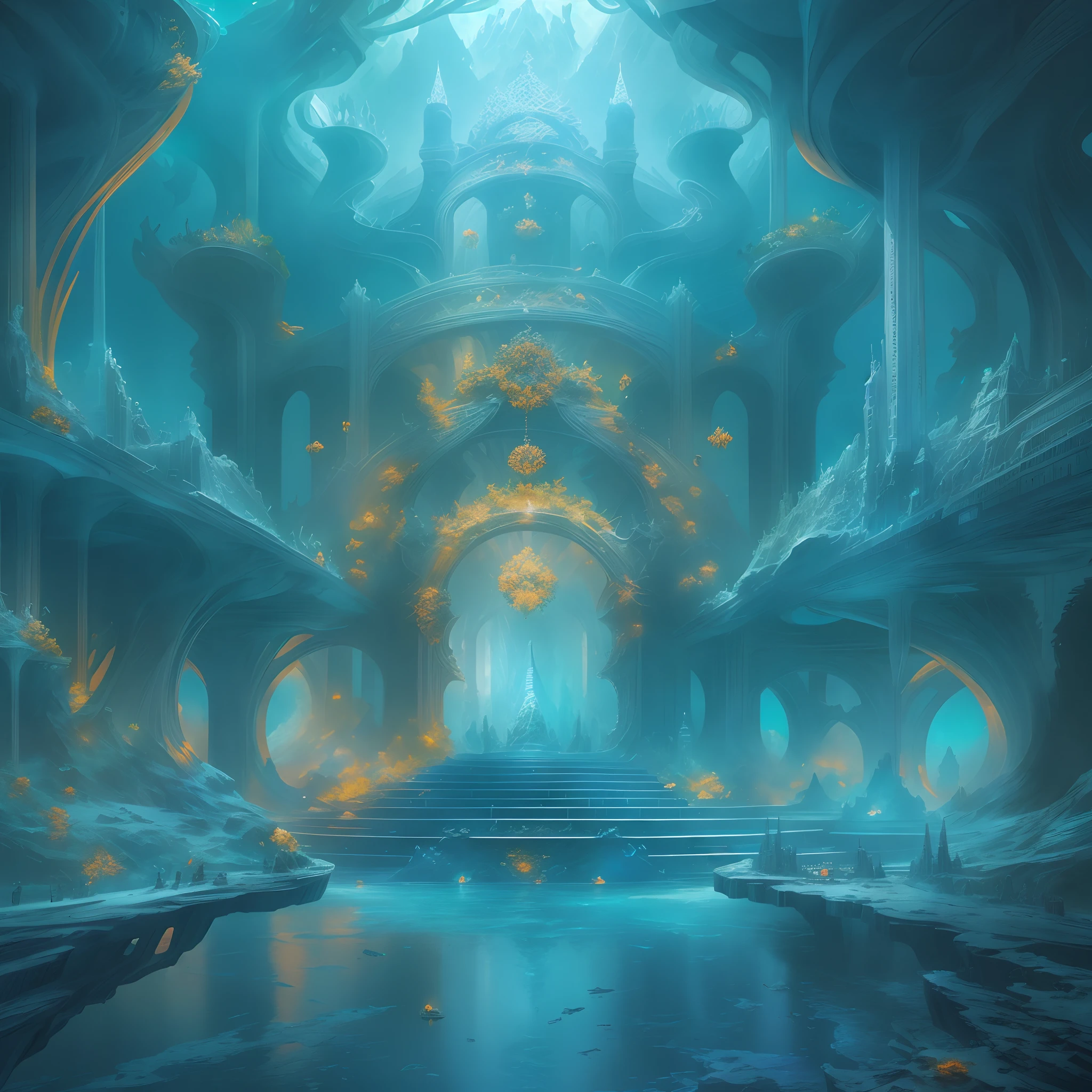 ((Need)), ((tmasterpiece)), (A detailed)),marvel universe,Futuristic underwater translucent ice palace close-up, greg beeple, epic fantasy sci fi illustration, intricate futurism, colorful dystopian futurism, detailed sci-fi art, Symmetrical epic fantasy art, solarpunk futuristic utopia, Colorful sci-fi steampunk, 4k highly detailed digital art, Sci-fi fantasy wallpaper, symmetrical fantasy landscape
