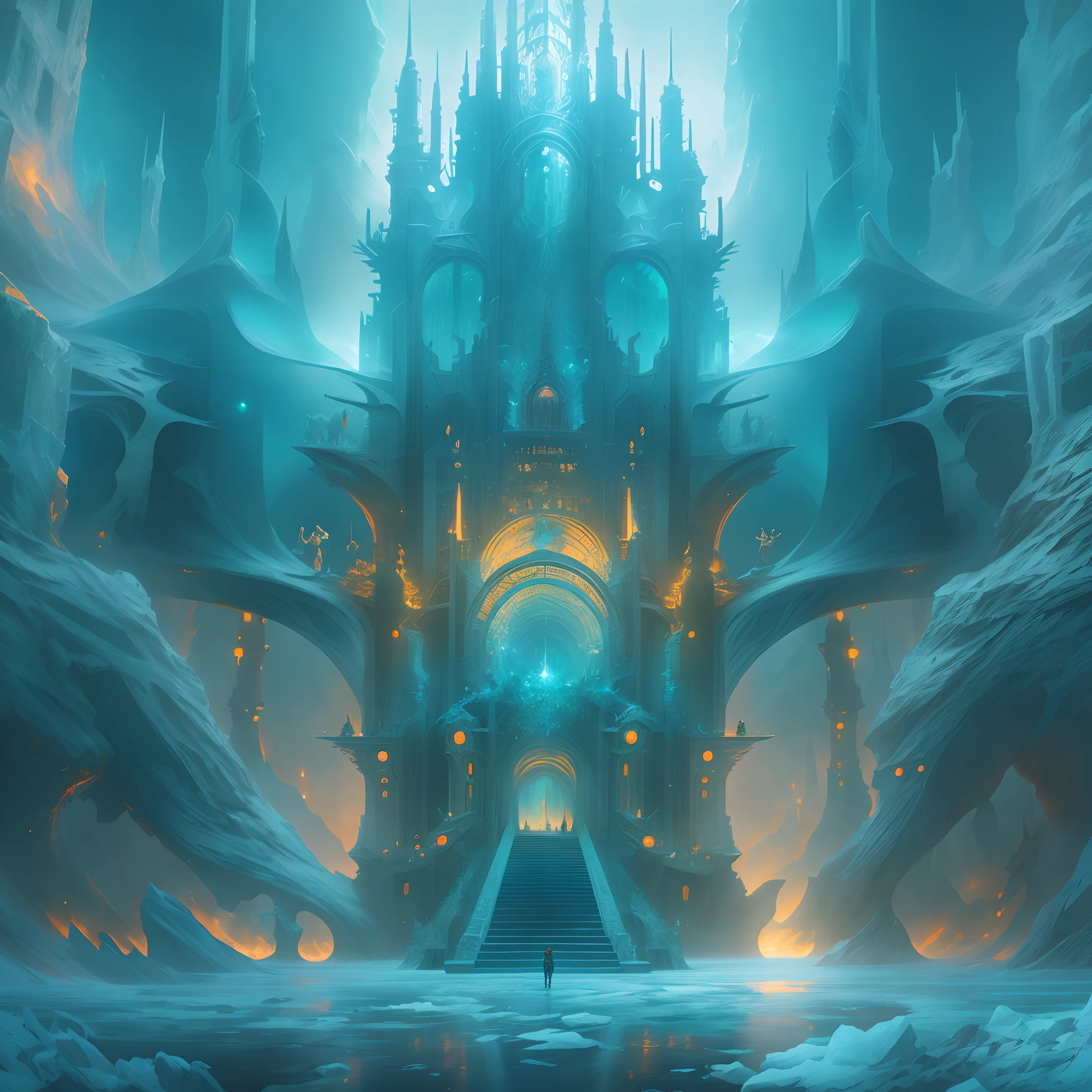 ((Need)), ((tmasterpiece)), (A detailed)),marvel universe,Futuristic underwater translucent ice palace close-up, greg beeple, epic fantasy sci fi illustration, intricate futurism, colorful dystopian futurism, detailed sci-fi art, Symmetrical epic fantasy art, solarpunk futuristic utopia, Colorful sci-fi steampunk, 4k highly detailed digital art, Sci-fi fantasy wallpaper, symmetrical fantasy landscape