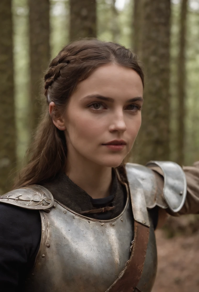Joana d'Arc com o seu exercito em 4k