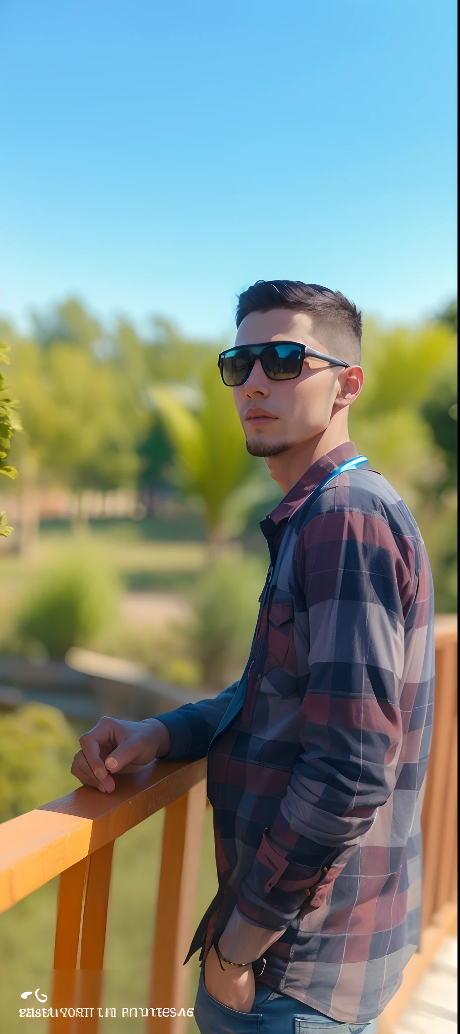 Change background handsome boy,