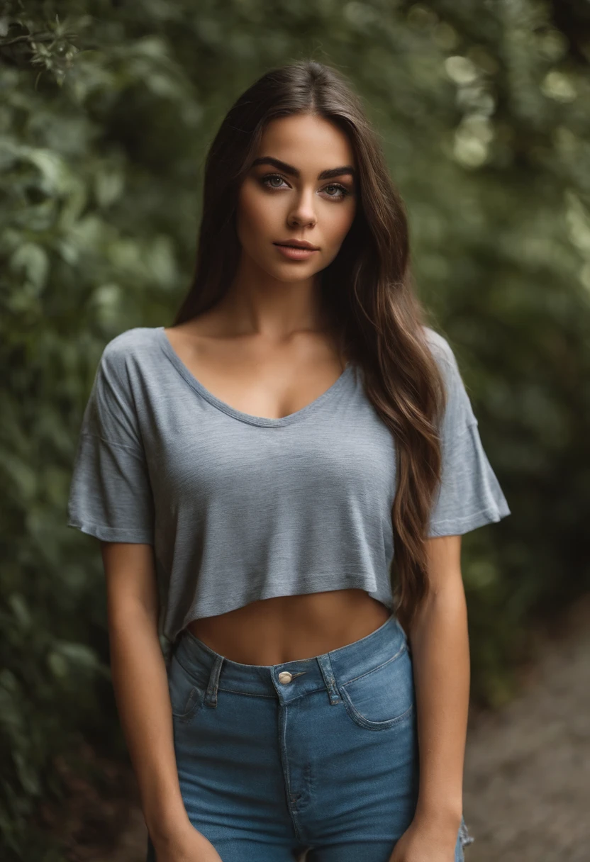 Mujer con camiseta sin mangas y bragas a juego, Chica sexy con ojos azules, Retrato Sophie Mudd, Retrato de Corinna Kopf, cabello rubio y ojos grandes, Selfie de una mujer joven, Ojos en el dormitorio, Violeta Myers, ohne Maquillaje, Maquillaje natural, staring directly into camera, Cara con Artgram, dezentes Maquillaje, Impresionante foto de cuerpo completo, en el dormitorio, Fission
