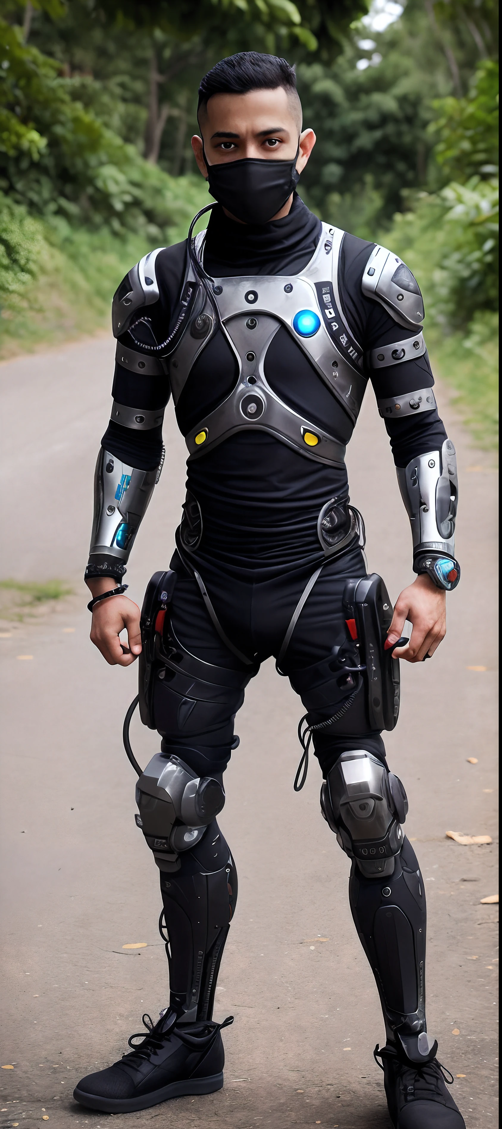 bonito cyborpunk ninja