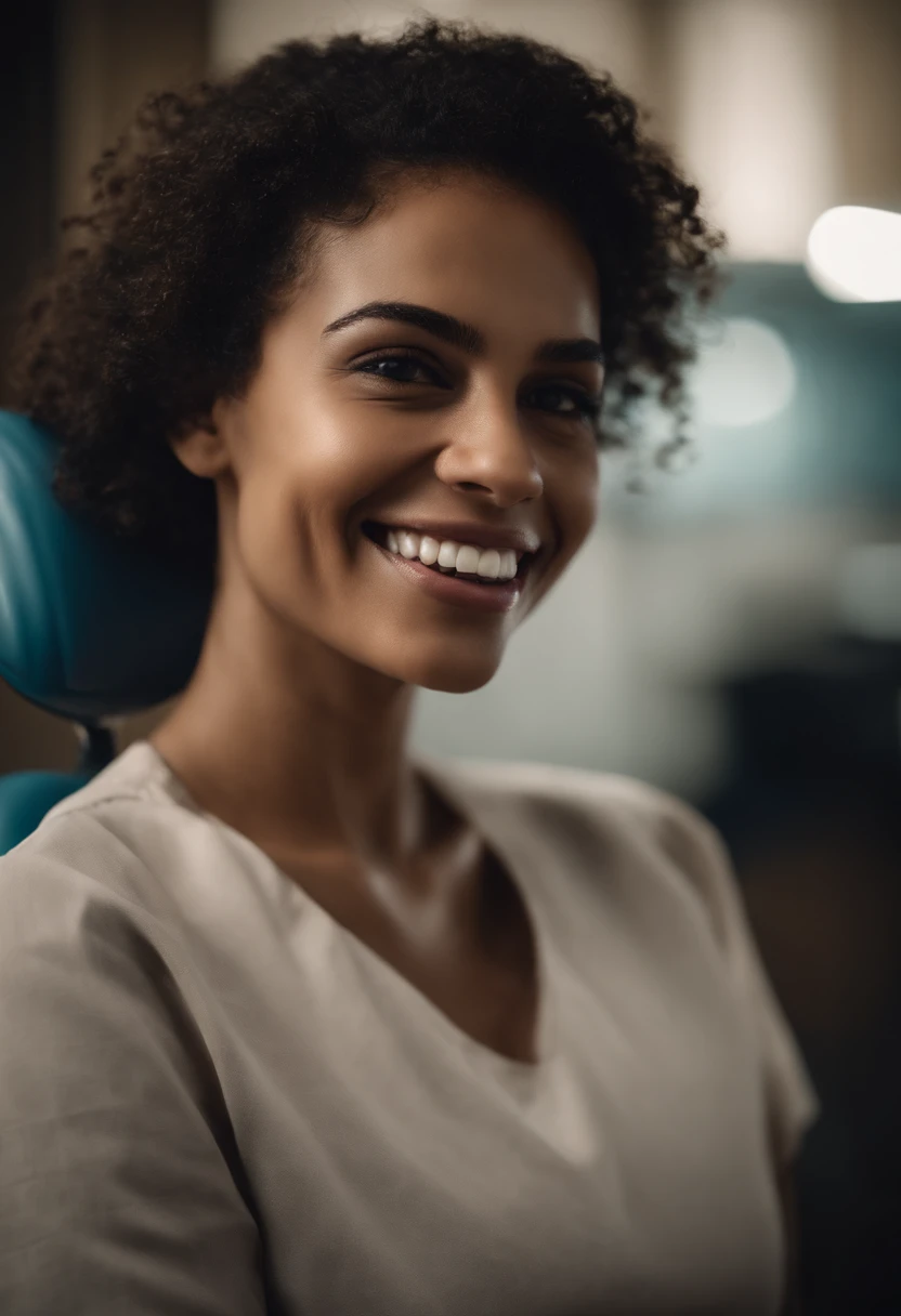 jovem dentista mulher sorrindo