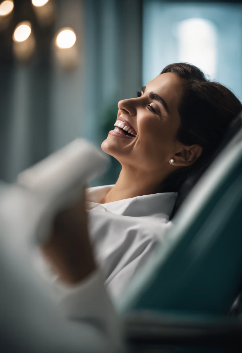 jovem dentista mulher sorrindo