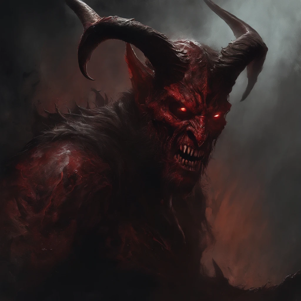 a close up of a demonic looking creature, female demon, demon women, (boobs:1.5), diablo, doom demon, khorne, demon, devil, dagoth ur, diablo 2, cacodemon, from doom and warhammer, doom, hexen, doom monster, demoness, chtulhu, gwyn, portre of a psyschonaut demon, from doom