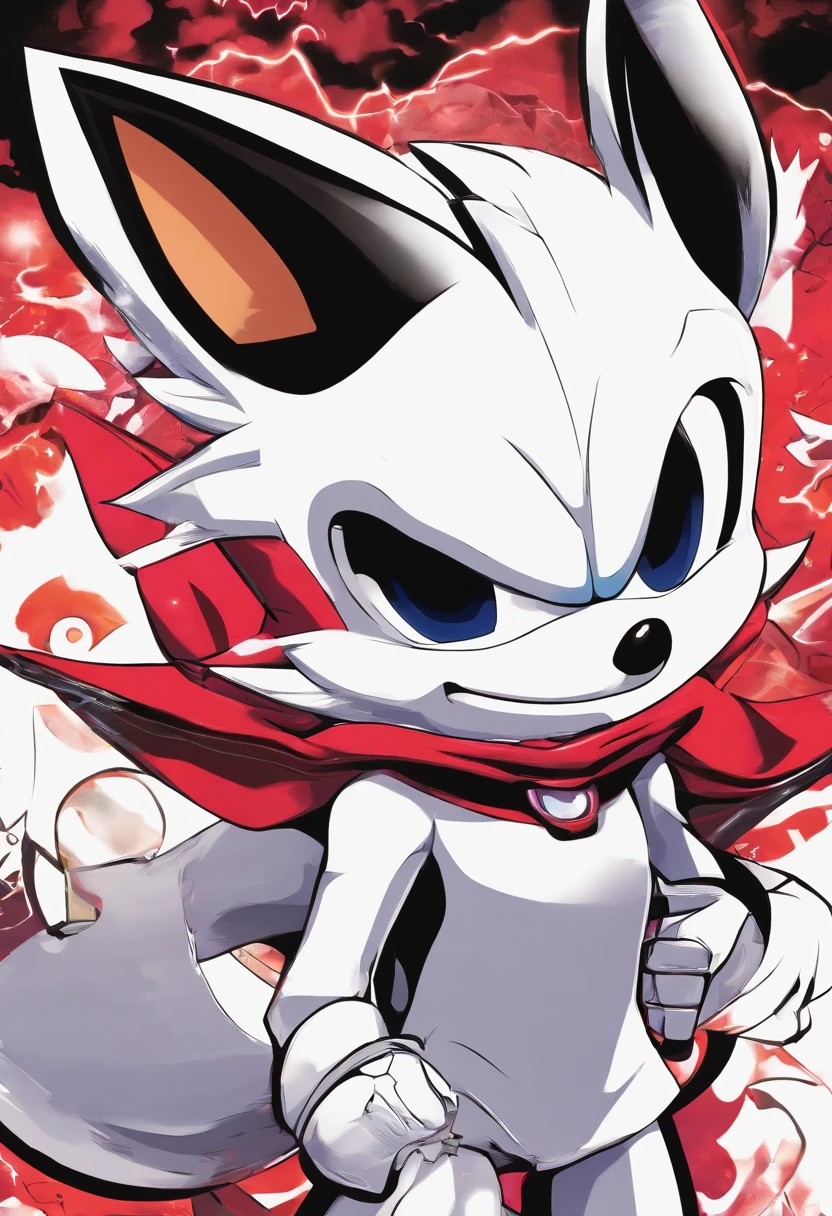 Rouge the bat from sonic the hedgehog siting down in sonic the hedgehog’s lap ,sonic smile with a chaos emerald on his hand