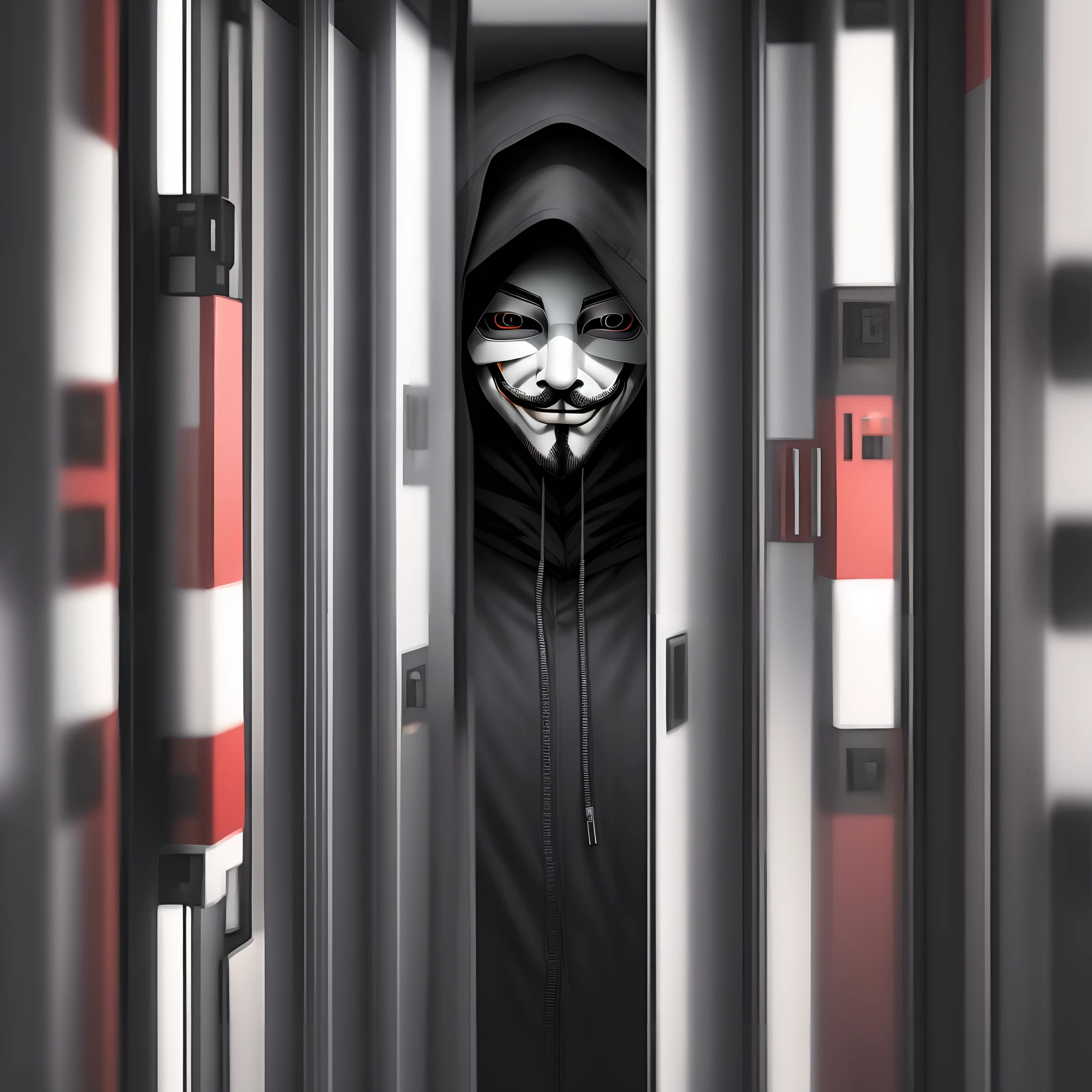 Anonymous Hacker 4K realistisch