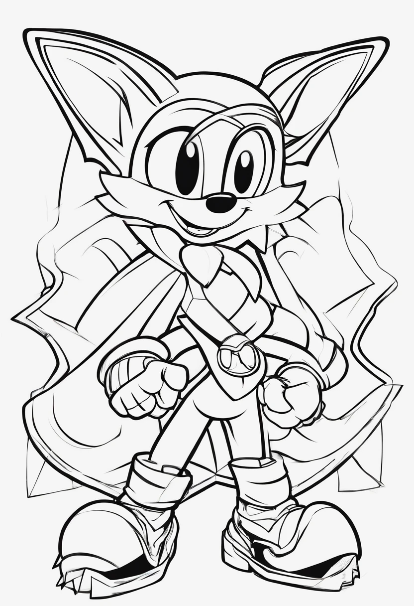 Rouge the bat from sonic the hedgehog with a gothic outfit smiling