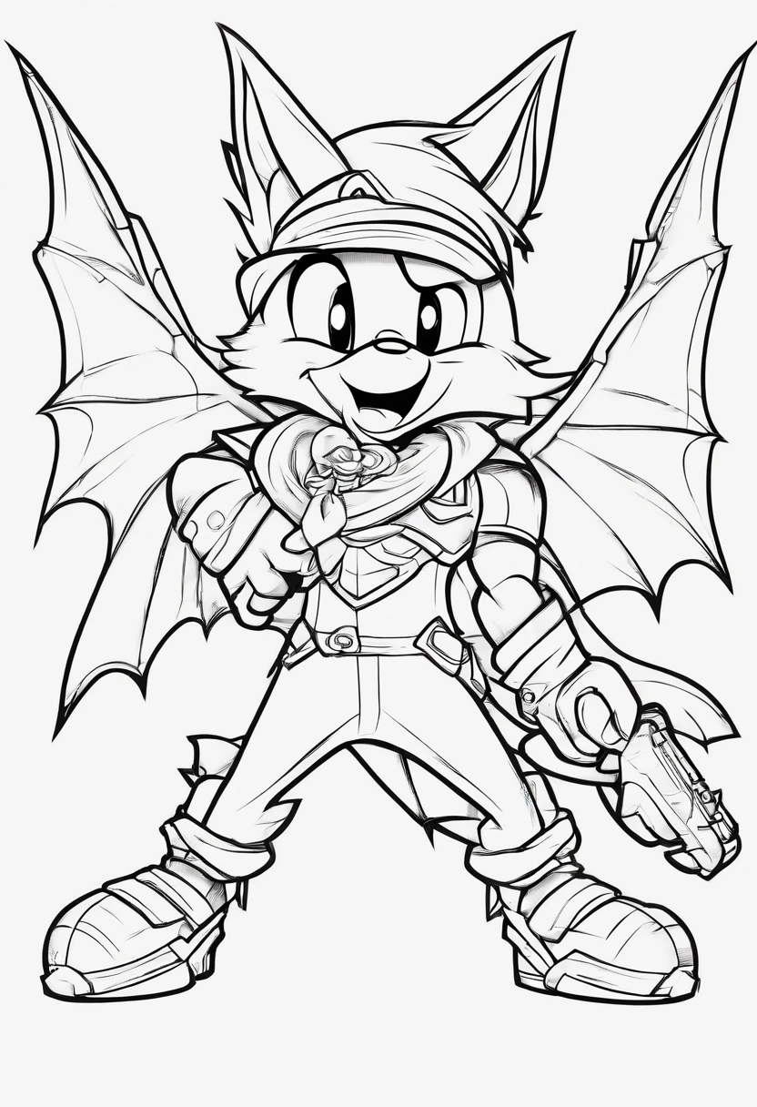 Rouge the bat from sonic the hedgehog with a gothic outfit smiling