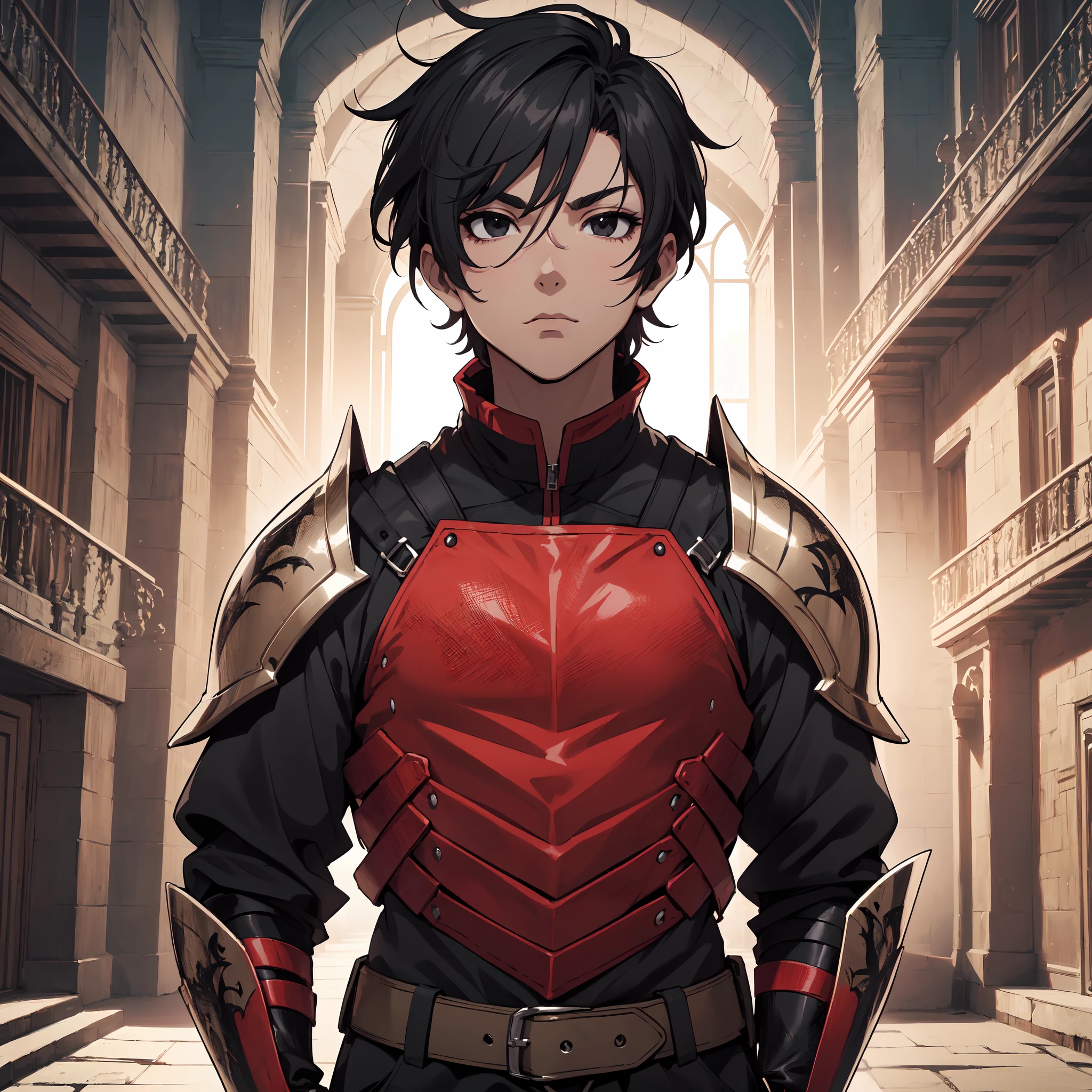 128K Ultra High Definition,
128K Ultra High Quality,
128K Ultra High Resolution,
Best Definition,
Best Quality,
Best Resolution,
Perfectly Detailed,
Perfectly Designed,
Extremely Detailed,
Extremely Designed,
Hyper Detailed,
Hyper Definition,
Hyper Quality,
Hyper Resolution,
Masterpiece,
(((Anime))),
Body Shot,
(((Boy))),
Handsome,
Muscular Body,
(((Black Short Hair))),
(((Black Eyes))),
(((Hyper Detailed & Perfectly Designed With Ultra High Quality Red Ruby Assassin Armor))),
(((Inside Of Medieval Royal Palace Background Scenery))),
