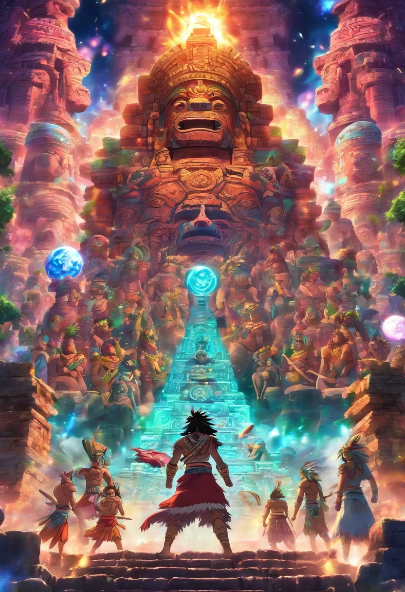(((MAYAN PITZ)) best quality, ultra-high resolution, 4K detailed CG, masterpiece, Pitz, Mayan ball game, Mayan mythology, Mexico, aesthetics, ((Mayan ball game)), beautiful picture, centered on screen