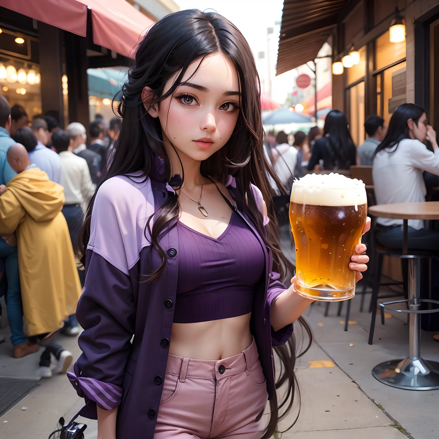 Purple clothes