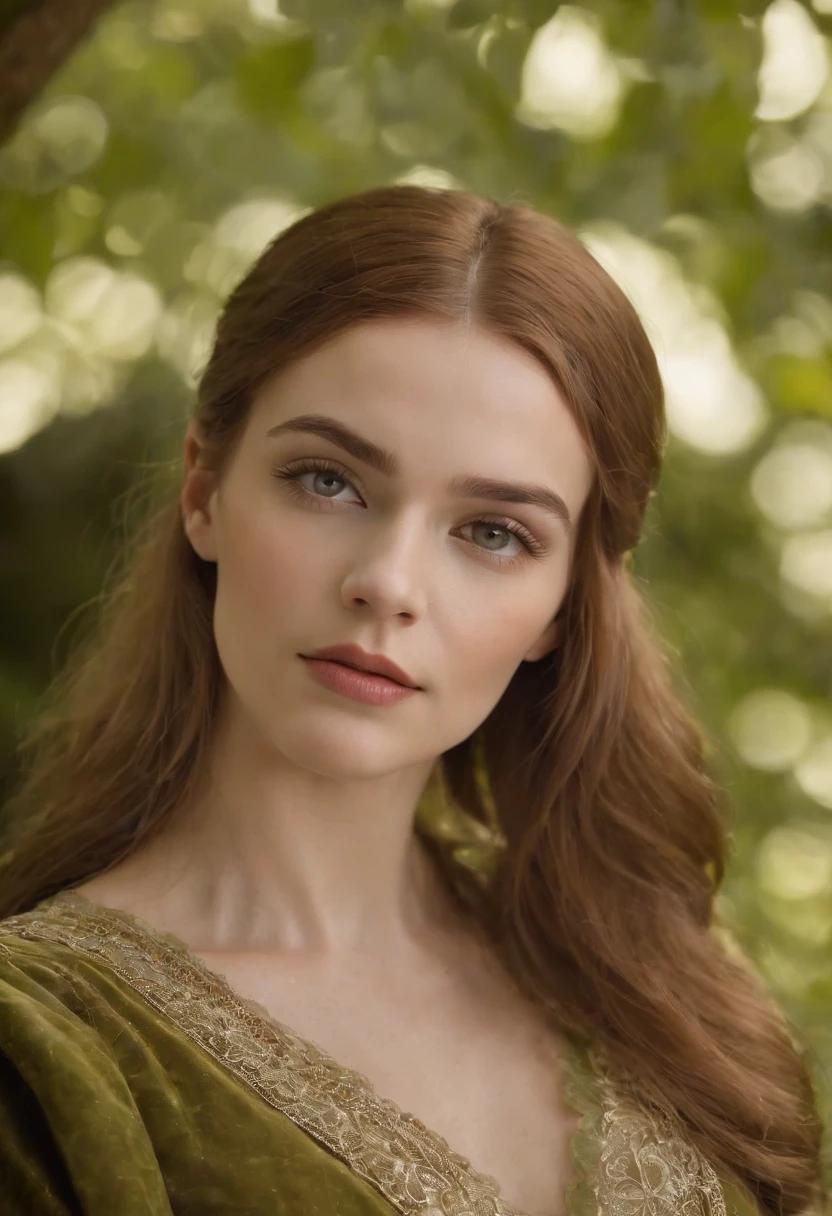 (((Uma ferida avermelhada profunda atravessa sua bochecha esquerda))) tez justa, Mulher em torno de 19 anos, cabelos brancos naturais, Olhos verdes distintos, Usando Kohl, Fino e elegante, Beautiful, Luz de velas em um ambiente medieval, Ultra sharp focus, Tiro realista, Roupas femininas curtas l, cores tetradicas (cicatriz:1.4)