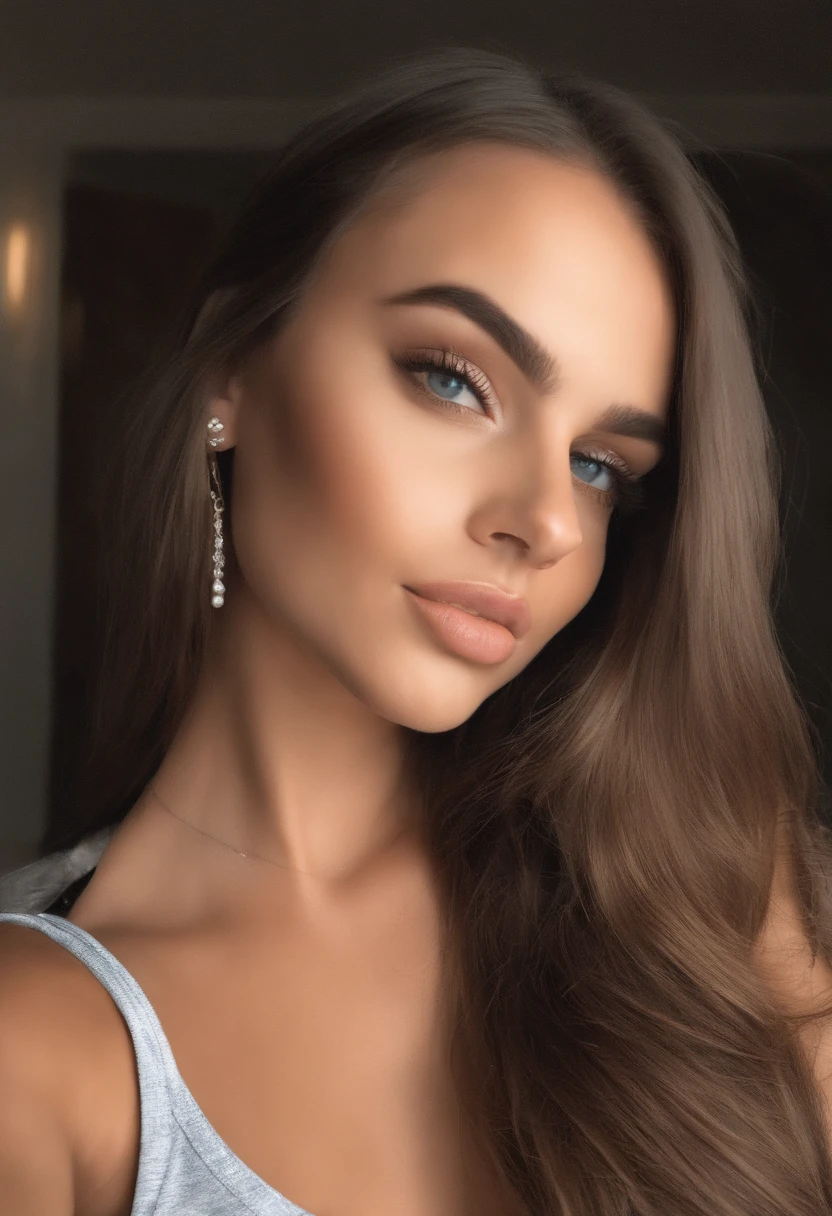 Arafed Mujer con camiseta con mangas y bragas a juego, Chica sexy con ojos marrones, Retrato Sophie Mudd, cabello rubio y ojos grandes, en el club, Selfie de una mujer joven, Ojos en el centro comercial , Violeta Myers, ohne Maquillaje, Maquillaje natural, staring directly into camera, Cara con Artgram, dezentes Maquillaje, Impresionante foto de cuerpo completo, en el dormitorio, Fission
