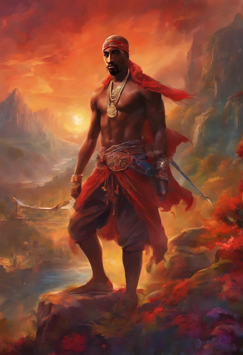 Tupac Shakur is the piru blood gangster