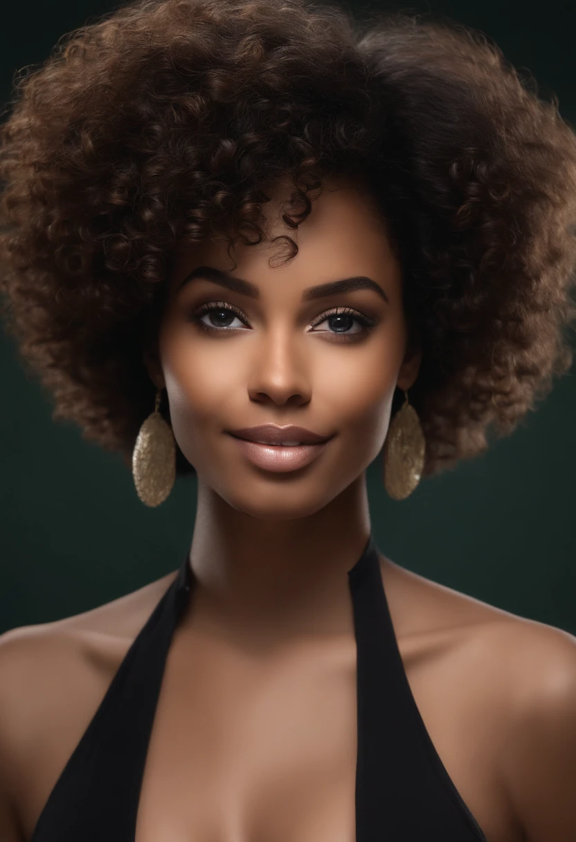 "Ultra-realistic image of a beautiful 25-year-old African-American girl, ,Caramel peel, corps parfait, Prendre un selfie dans la salle de bain avec son iPhone 14, maigre, taille ultra-fine, cheveux noirs, African short curly hair , piercing green eyes.hyper-realistic，anatomie correcte，Facial features are carefully represented，Boucles gratuites, black curly hair, (court, black curly hair), Long curly wild black hair, cheveux multiversaux, court, black curly hair, cheveux noirs lisses, Boucles, wavy hair spread out, Boucles baroques, Boucles, Curly,Texture des cheveux, Curly bang
