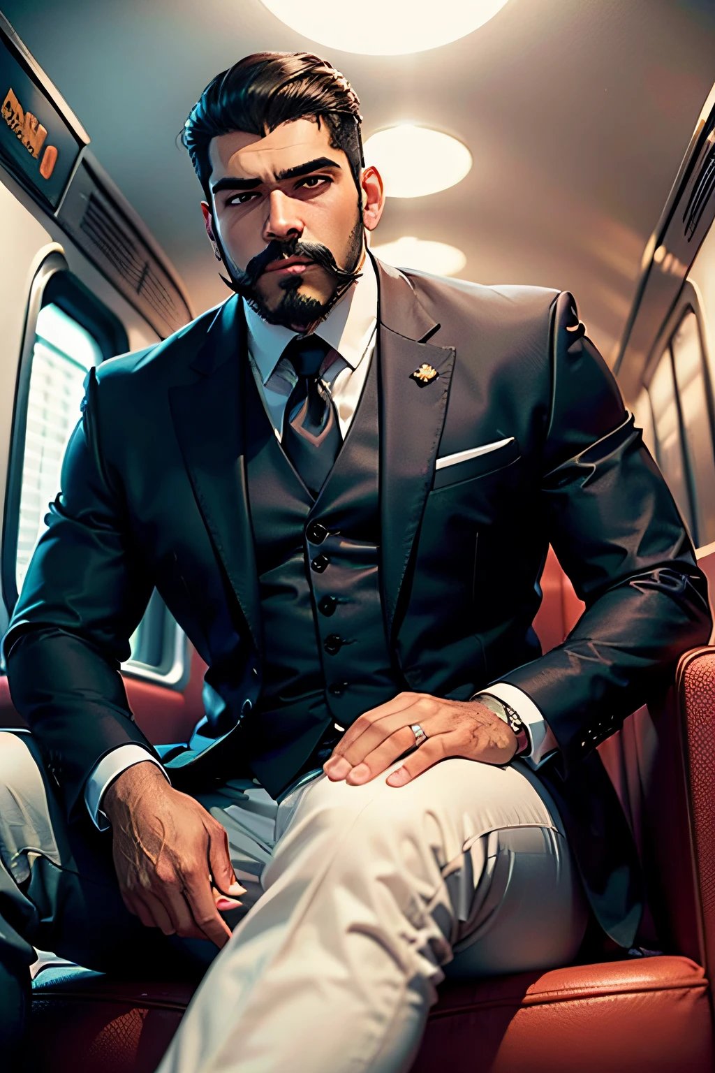 hombre maduro elegante a 30 metros