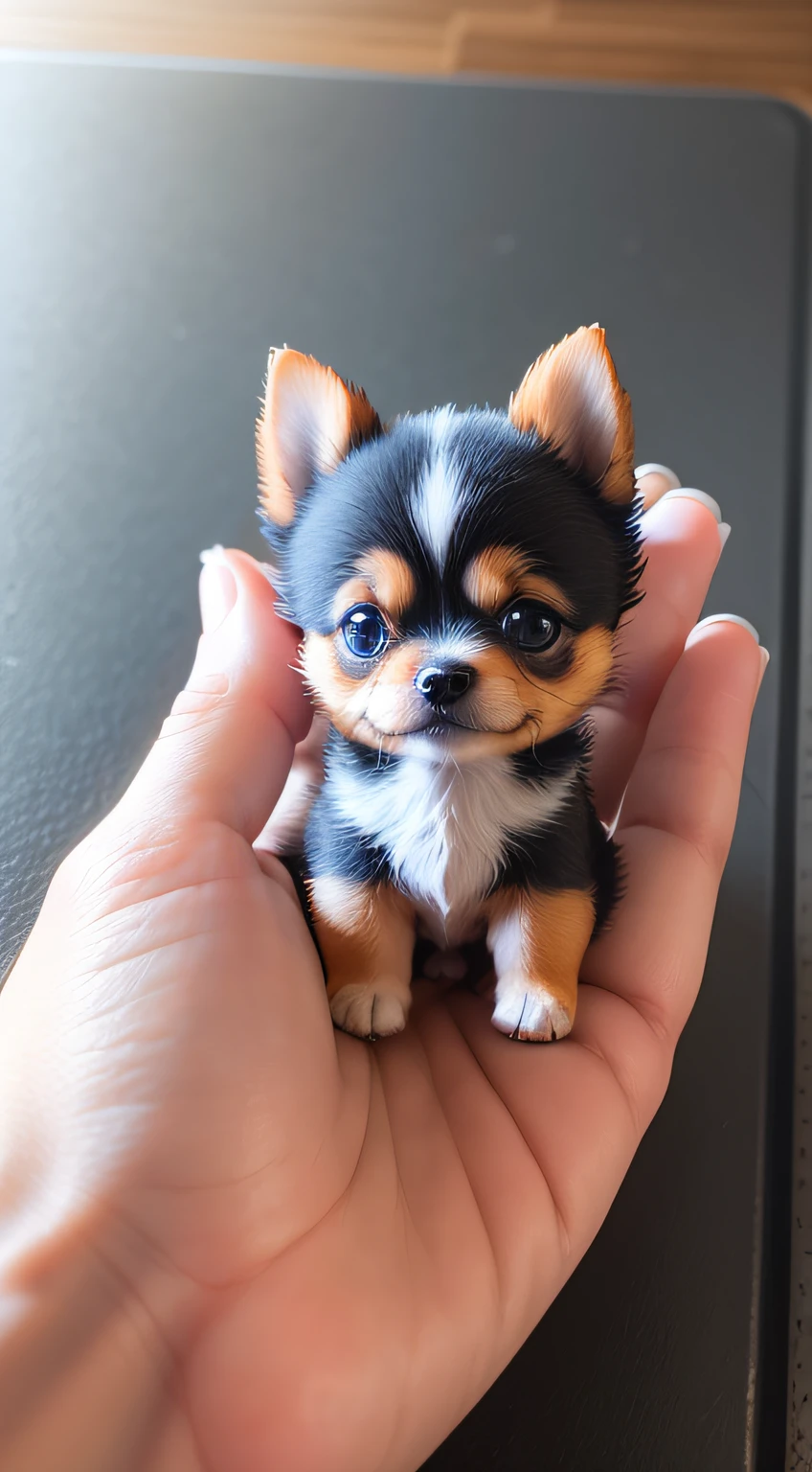 Tiny dog1 cm perfect over hand