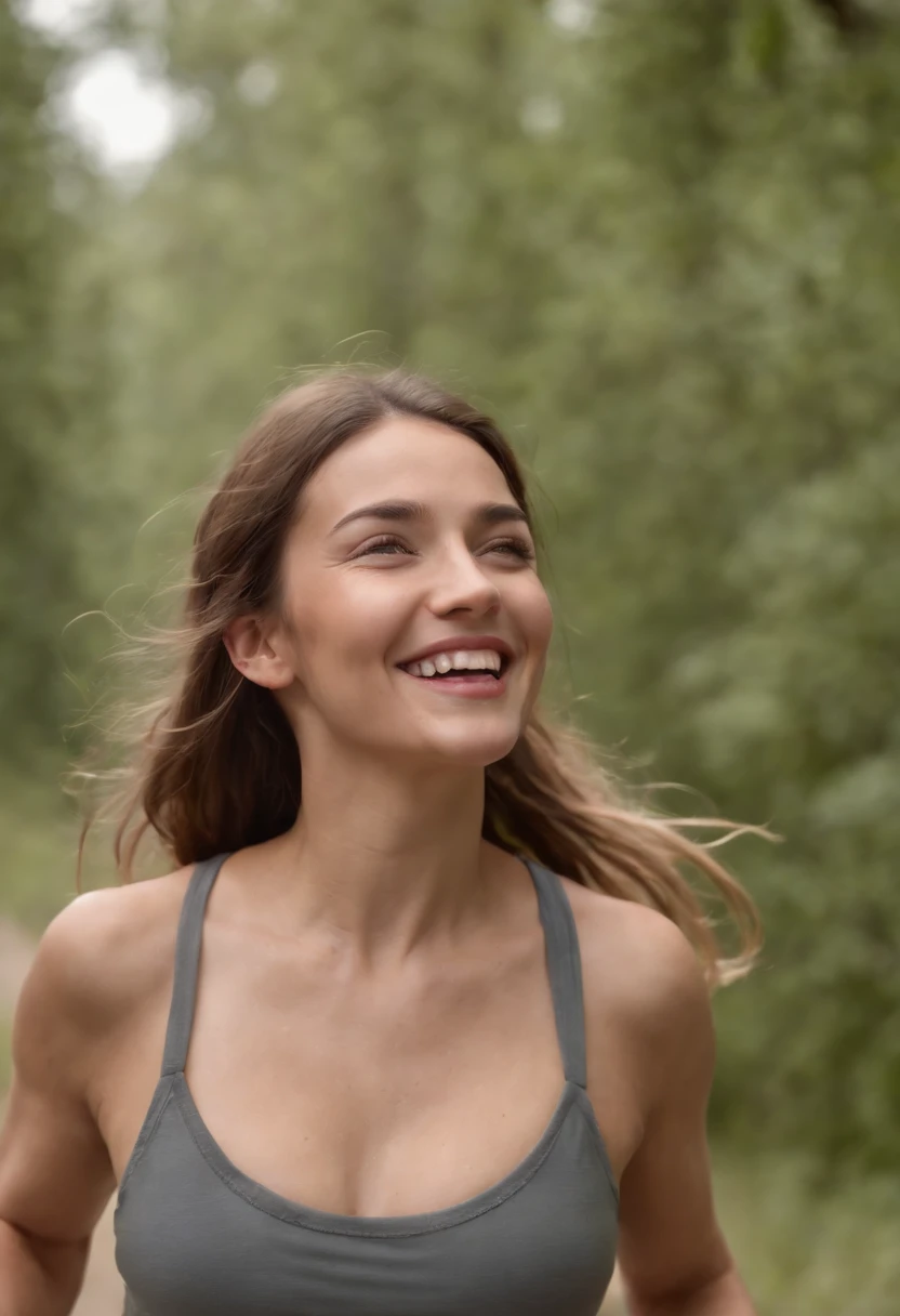 chica desnuda y feliz, Smile on the mountain, (((Corriendo)))