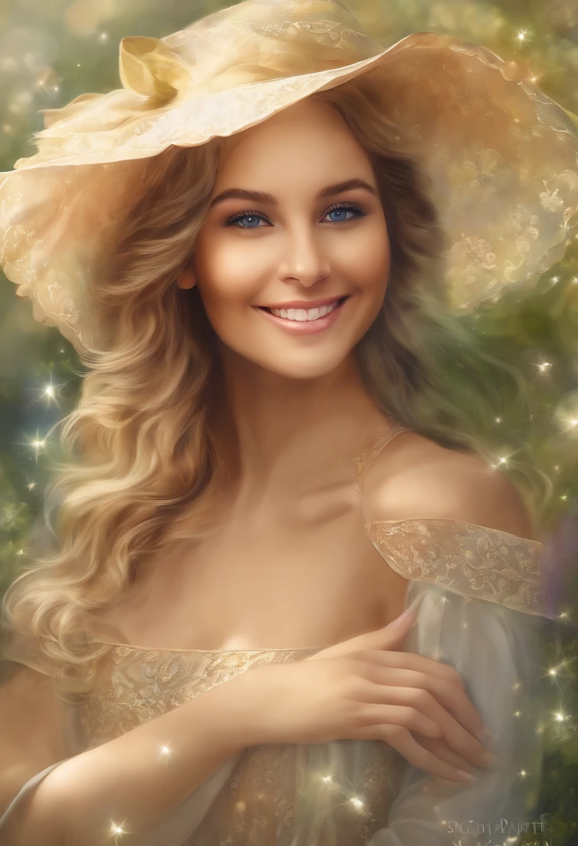 (Obra maestra, Calidad superior, La mejor calidad, acuarela (Medio), Arte Oficial, beautiful and aesthetic: 1.2), (1 girl: 1.3), (Arte fractal: 1.3), Morning, good morning, They are smiling, sunny day, alegre, Mirar visor, pattern, ola, (cabello iridiscente, cabello colorido: 1.2), Cielo, Gas, nubes, De color, soap bubbles