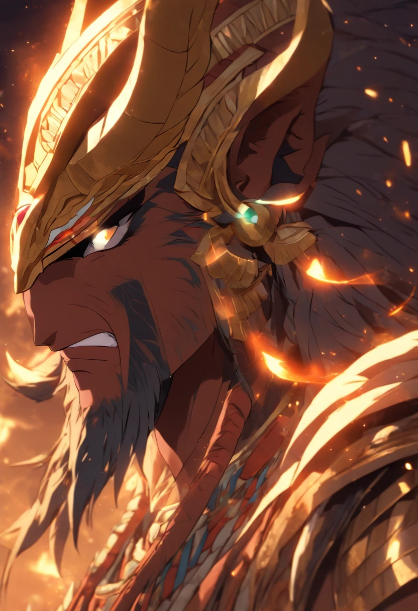 (((SETH beast head))) best quality, ultra-high resolution, 4K detailed CG, master piece,Seth,Seti,Set,Typhonic Beast, Chaos God, Egyptian clothing,EGYPTIAN mythology, desert, aesthetics, (( Egyptian God)), Beautiful image, centered on the screen