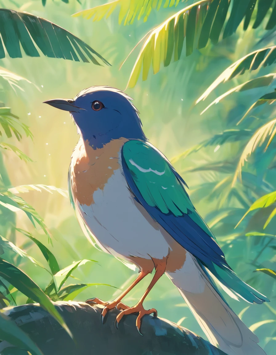 Drawing of a bird from south america animal, 8k, ::n don't want image error, nem de ter mais de duas asas, nem escrita, nem assinatura.