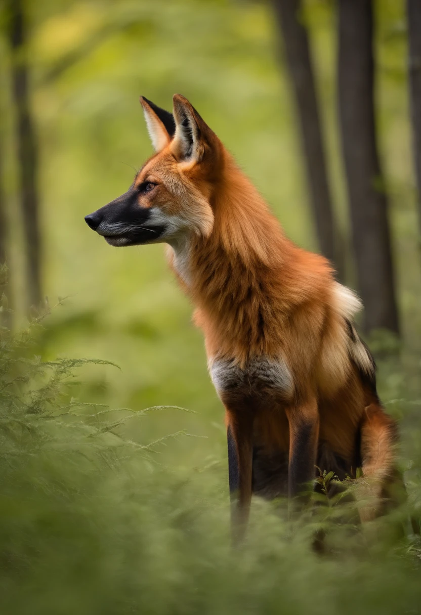 maned wolf wears JK
