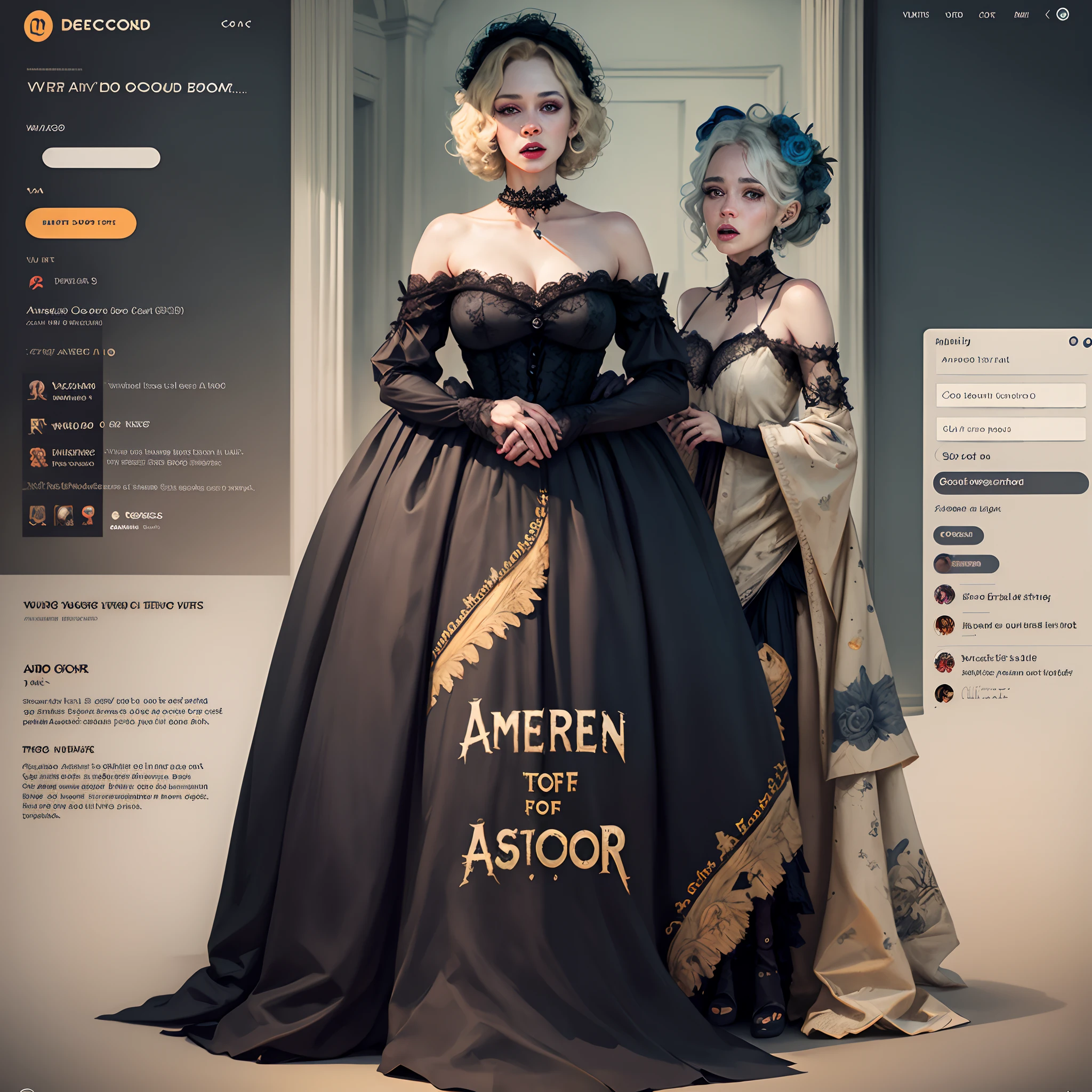 American Horror story discord welcome page