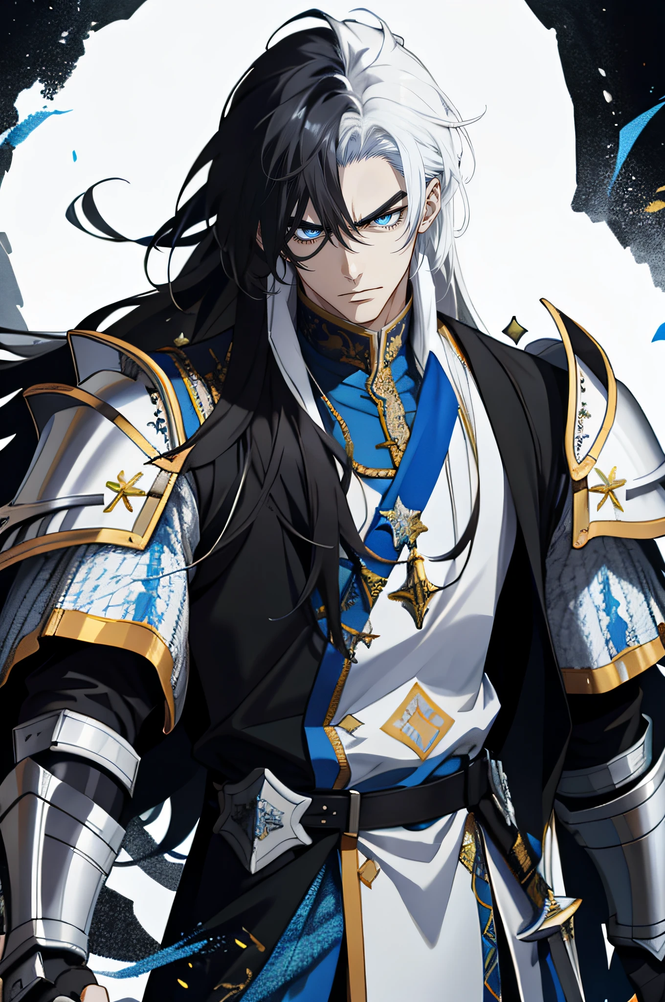 detailed male face, realistic anime eyes, handsome, angry, no emotions, powerful