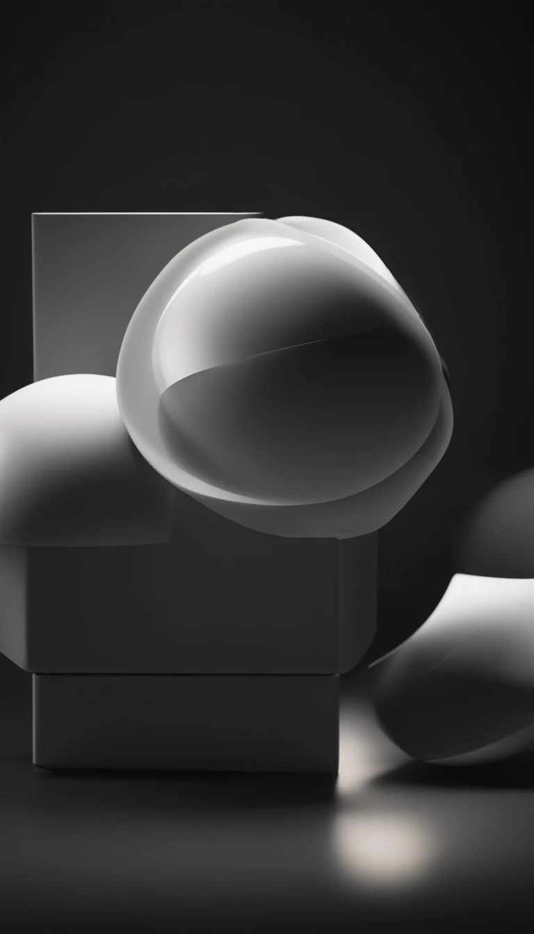 Square box,Pure white photography background,C4D modeling rendering,Reallightandshadow,Simple and clean,Perspective heads-up,Only a single box is required