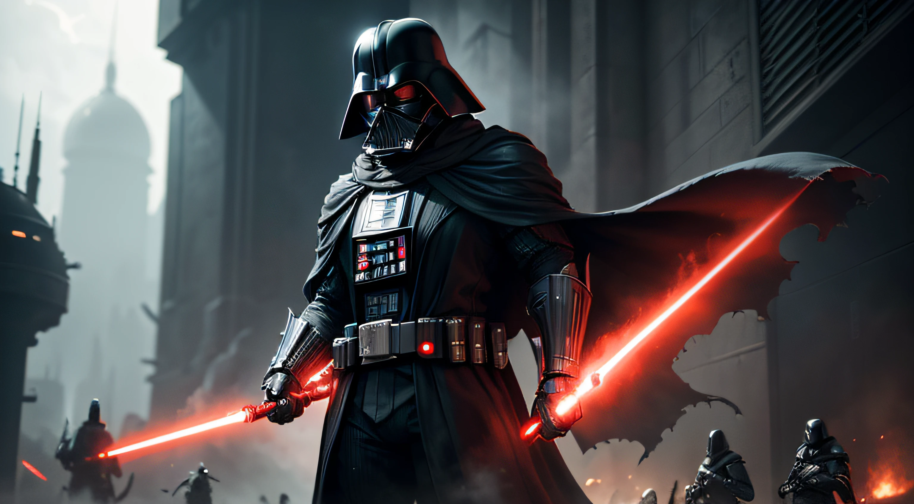 Darth Vader is in front of a group of stormtroopers, marcha imperial, Foco em Darth Vader, Filme ainda de Darth Vader, Darth Vader, hq 4k papel de parede, hd star wars foto, Pai, Papel de parede com sabre de luz 4K, Retrato de Darth Vader, Lutando contra Darth Vader, Retrato de Darth Vader, arte digital de star wars, segurando sabre de luz 4 k, Personagem de Star Wars