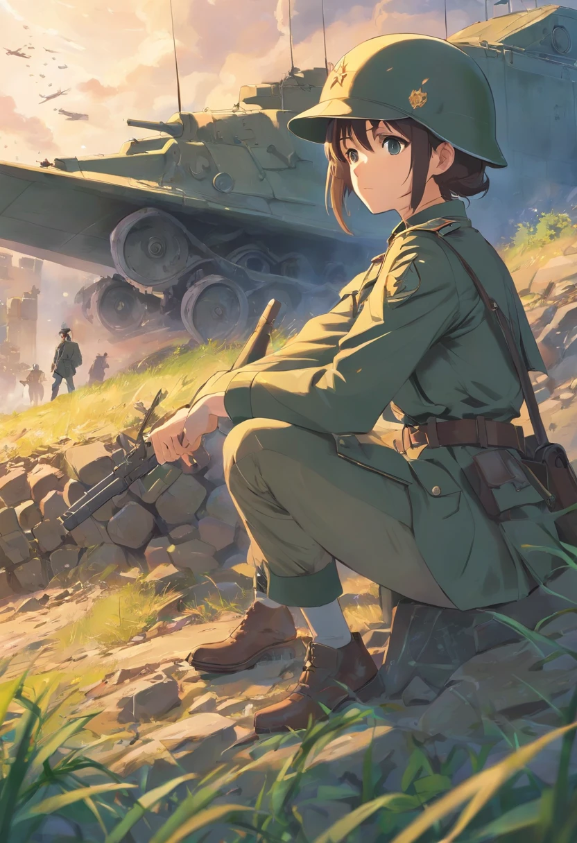 War in Europe,WWI,World War,German Empire,Germany,German soldiers,Male soldiers,Prussian steel helmet,prussia,grey uniform,Iron-blooded Berlin style ,Iron Cross,iron cross,trench,Trench warfare
