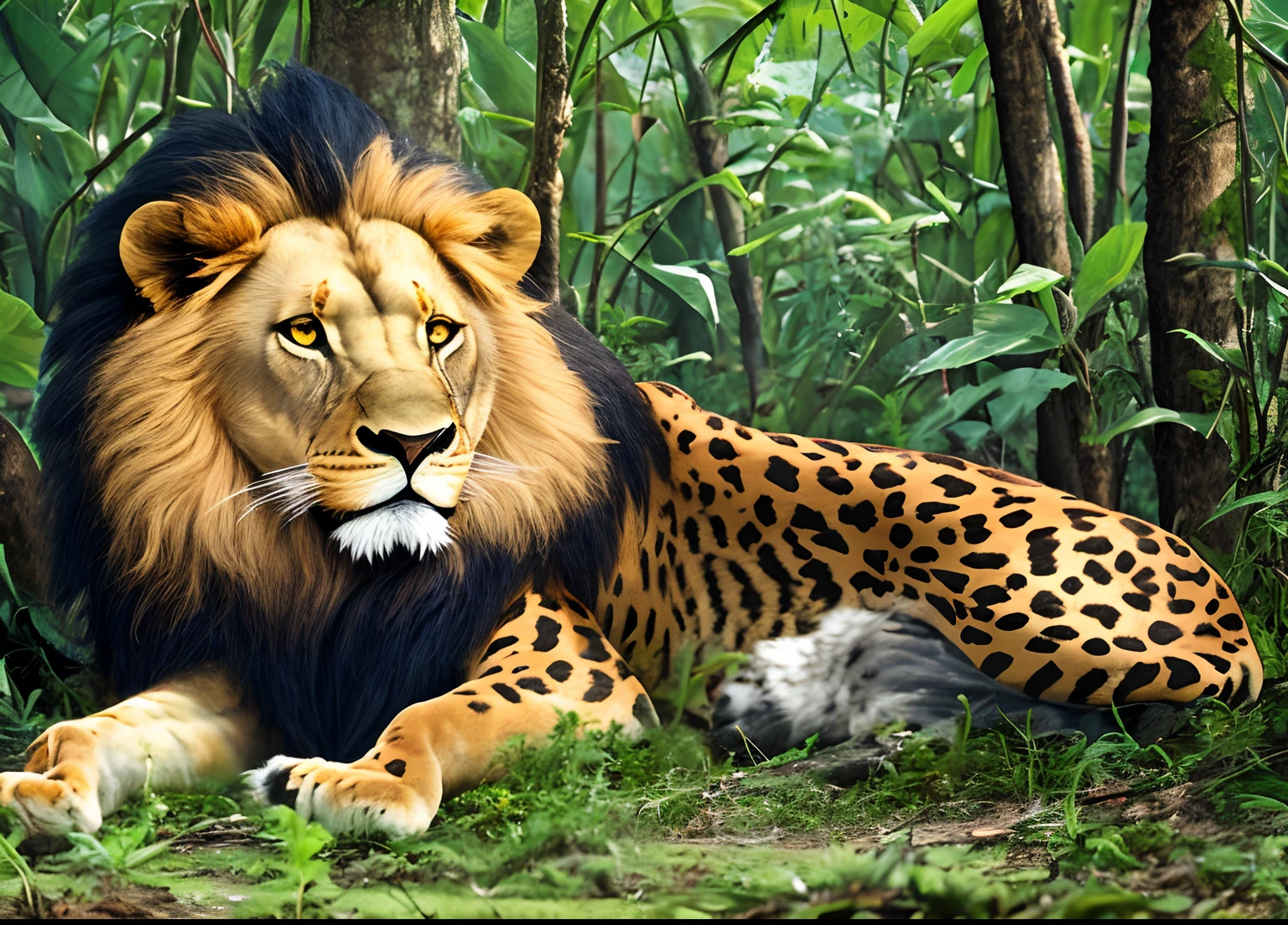 Rest in peace, lion, jungle, blood
