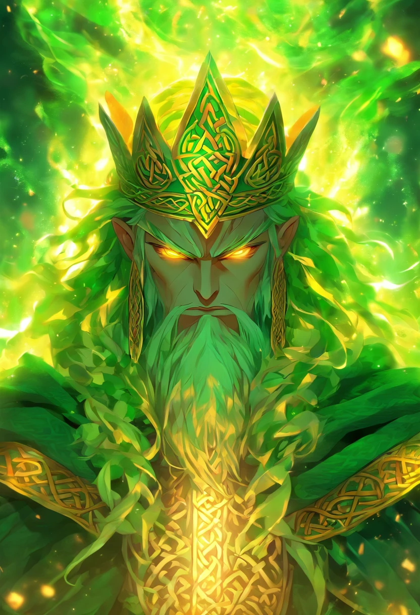 ((Celtic King))) best quality, ultra-high resolution, 4K detailed CG, master piece,King Nuada, ,Celtic clothing, Celtic mythology, ((Celtic King)) , Celtic image, aesthetic, Screen-centered