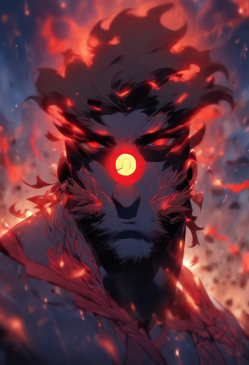 ((Cyclops))) best quality, ultra-high resolution, 4K detailed CG, master piece, Balor, Evil Eye, Celtic clothing, Celtic mythology, ((standing pose)) , full body, Celtic image, aesthetic, Centered on screen