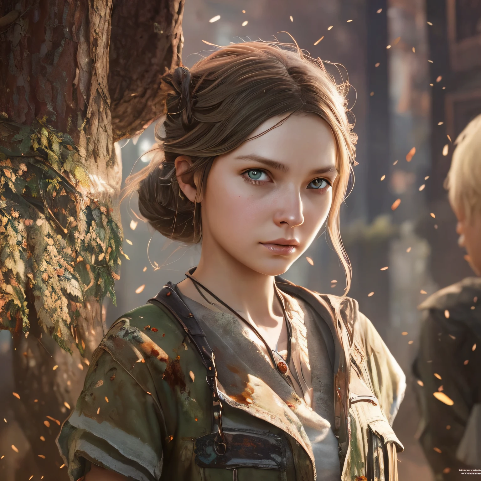 A portrait of a lonely beauty zombie girl alone in a crowd, alabaster skin, grunge suit, gangly background, dubious poses, perfect face, hyper detailed, Dead inside, green eyes, (extremely detailed CG Unity 8K wallpaper), the most beautiful artwork in the world, Atey Ghailan, in the style of Studio Ghibli, by Jeremy Mann,  Greg Manchess, Antonio Moro, Intricate, high detail, photorealistic painting art by Midjourney and Greg Rutakowski, matte, Bryan organ, extremely detailed Unity 8K CG wallpaper, high detail, photorealistic painting art by Midjourney and Greg Rutakowski, matte, Bryan organ, extremely detailed Unity 8K CG wallpaper, high detail, photorealistic painting art by Midjourney and Greg Rutzowski,  Matte, Bryan organ, extremely detailed CG Unity 8K wallpaper, High detail, photorealistic painting art by Midjourney and Greg Rutakowski, matte, Bryan organ