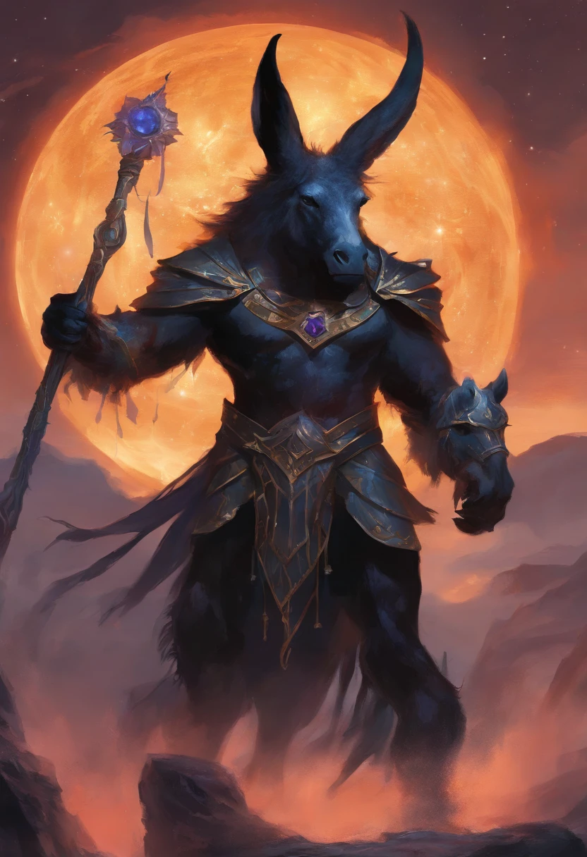 Black donkey magic evil cursed