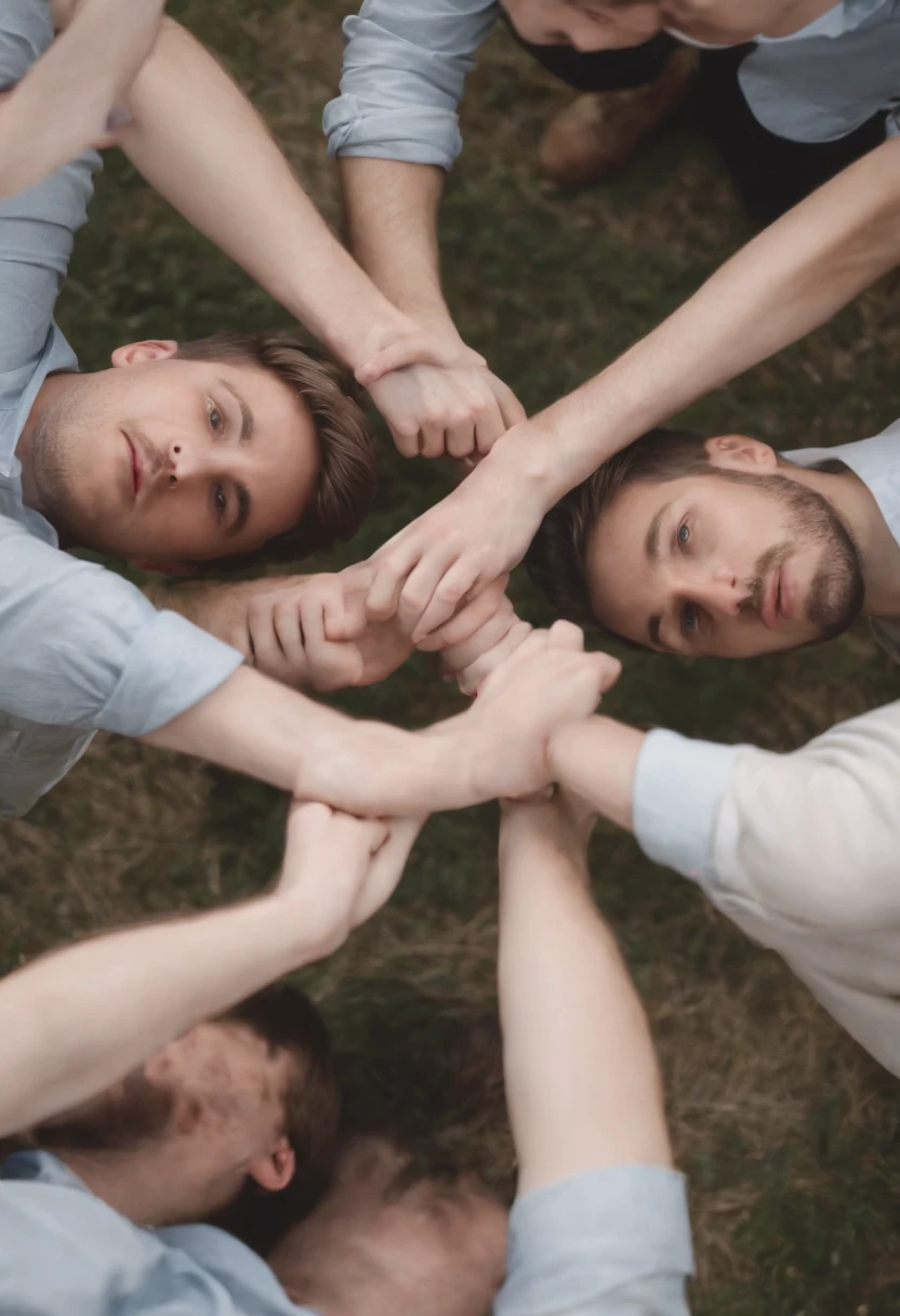 group of  nude boys  jerking off in a circle